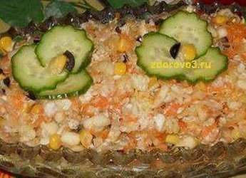 Салат из капусты с уксусом